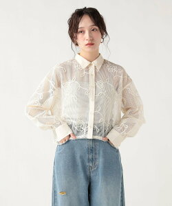 BEAMS HEART WOMEN ���M�����[�J���[ ���[�X �V�A�[ �V���c 26SS ���f�B�[�X ���� ���\ �r�[���X �n�[�g �g�b�v�X �V���c�E�u���E�X �u���b�N �z���C�g�y���������z