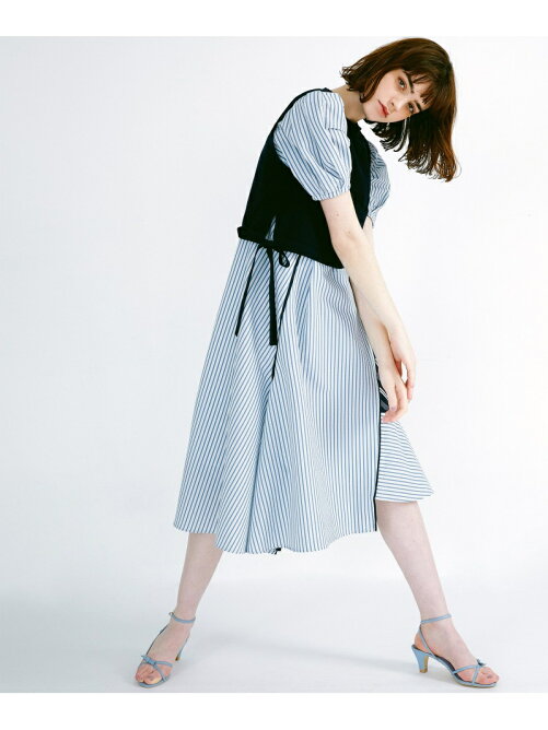 Lanvin En Bleu ストライプmixドッキングワンピース Rakuten Fashion 楽天ファッション 旧楽天ブランドアベニュー Cn3670 Lanvin En Bleu ストライプmixドッキングワンピース Rakuten Fashion 楽天ファッション 旧楽天ブランドアベニュー Cn3670