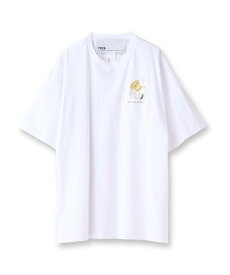 DRESSTERIOR TICCA(ティッカ)【別注】フラワー刺繍Tシャツ ドレステリア トップス カットソー・Tシャツ ホワイト ブラック【送料無料】