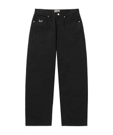 HUF CROMER PANT HUF ハフ パンツ ハフ パンツ ジーンズ・デニムパンツ ブラック ホワイト ブルー【送料無料】