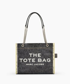 MARC JACOBS 【公式】THE DENIM CHAIN MEDIUM TOTE BAG /ザ デニム チェーン ミディアム トートバッグ マーク ジェイコブス バッグ トートバッグ ブラック【送料無料】