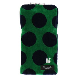 kate spade new york レディース ファスナー付きタオル インターモードカワベ ファッション雑貨 ハンカチ・ハンドタオル グリーン グレー ブラック
