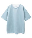 【MASTER FRAME/マスターフレーム】フェイクスエード フェイクレイヤードTシャツ