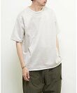 【MASTER FRAME/マスターフレーム】フェイクスエード フェイクレイヤードTシャツ
