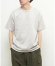 【MASTER FRAME/マスターフレーム】フェイクスエード フェイクレイヤードTシャツ