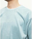 【MASTER FRAME/マスターフレーム】フェイクスエード フェイクレイヤードTシャツ