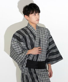 【SALE／15%OFF】KYOETSU 切替浴衣4点セット キョウエツ 着物・浴衣・和装小物 浴衣 ネイビー ブルー レッド グリーン【送料無料】