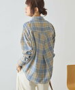 【イージーケア】チェックバックタックシャツ