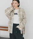 【イージーケア】チェックバックタックシャツ