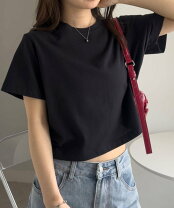 楽天市場】クロップド Tシャツ（Tシャツ・カットソー｜トップス 