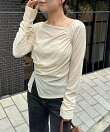 ベロアアシメトップス