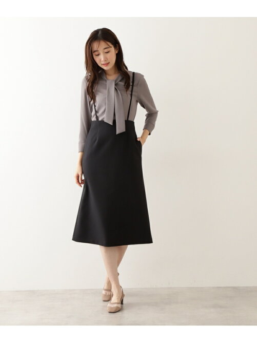 Natural Beauty Basic サスペンダーフレアスカート Rakuten Fashion 楽天ファッション 旧楽天ブランドアベニュー Ce9671