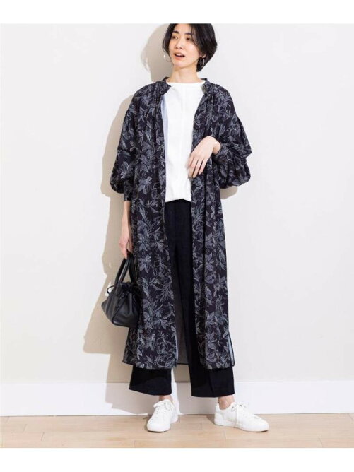 The Shop Tk 手書き風線画花柄ワンピース Rakuten Fashion 楽天ファッション 旧楽天ブランドアベニュー Cg6671