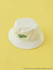 【SALE／50%OFF】earth music&ecology 別注 Sprite「R」バケットハット アースミュージック&エコロジー 帽子 その他の帽子 ホワイト