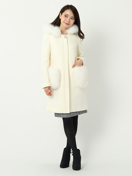 Misch Masch ポケットファーフードコート Rakuten Fashion 楽天