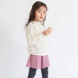 branshes ニットスカート ブランシェス スカート その他のスカート パープル ピンク ブラック