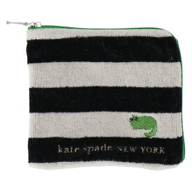 kate spade new york レディース ファスナー付きタオル インターモードカワベ ファッション雑貨 ハンカチ・ハンドタオル ブラック グレー ピンク