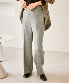 ROPE' PICNIC ベイカーワイドパンツ/通勤対応 ロペピクニック パンツ その他のパンツ グレー ネイビー【送料無料】