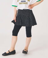 ever closet 6分丈 総柄 ストレッチ スカッツ スカート スパッツ 女の子 子供 子供服 エバークローゼット…