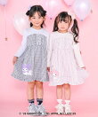 【サンリオキャラクターズxSLAPSLIP】チェックスカートドッキングワンピース(80~130cm)