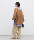 深Vレースドッキングオーバーニット