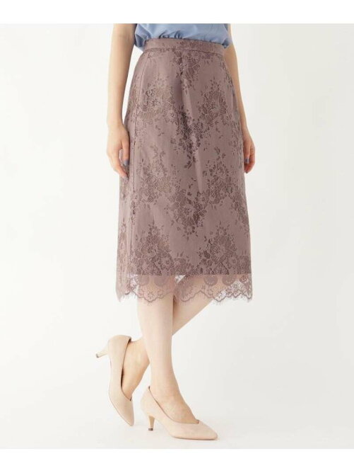 Index ラッセルレースミディタイトスカート Web限定サイズ Rakuten Fashion 楽天ファッション 旧楽天ブランドアベニュー Ba7672