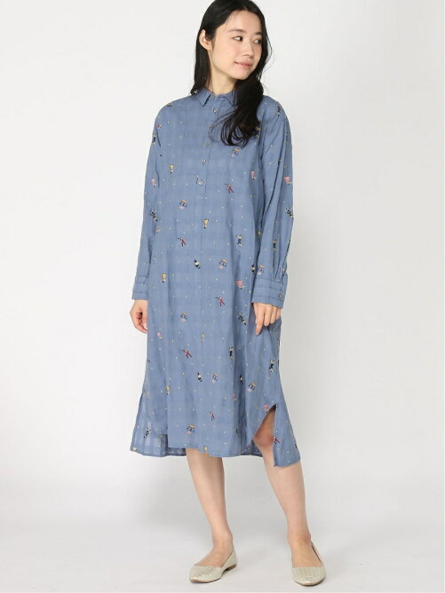 Hakka Bouquet コットン先染め織チェック アンティークドール刺しゅうシャツワンピース Rakuten Fashion 楽天ファッション 旧楽天ブランドアベニュー Cj5672