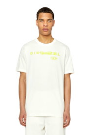 【SALE／40%OFF】DIESEL メンズ Tシャツ グラフィック ディーゼル トップス カットソー・Tシャツ ホワイト ブラック ブラウン ブルー【送料無料】