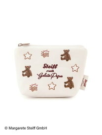 【SALE／30%OFF】gelato pique 【Steiff】総柄ティッシュポーチ ジェラートピケ 財布・ポーチ・ケース ポーチ ピンク