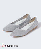 【SALE／20%OFF】steppi 【洗える/撥水】グリッター ポインテッド パンプス ステッピ シューズ・靴 パン…