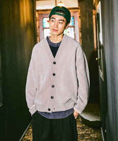 niko and ... モールニットVネックカーディガン ニコアンド トップス カーディガン ブルー ベージュ ブラック【送料無料】