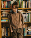 襟切り替えワークアウター/キッズ/1051692