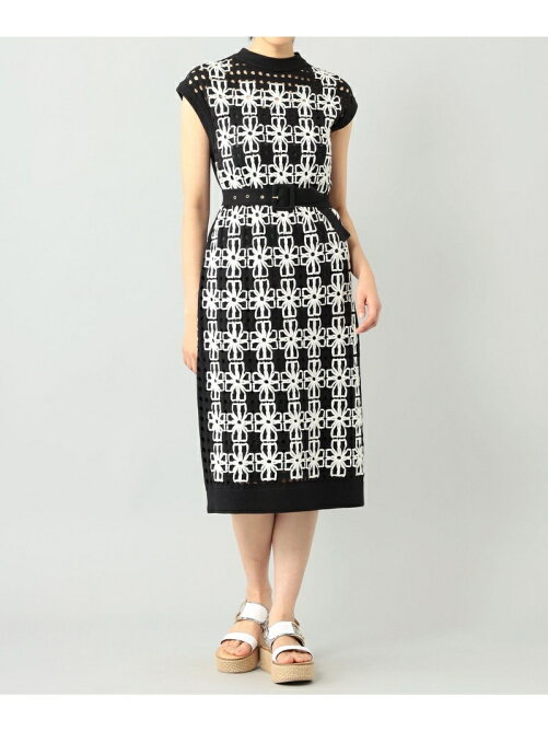 Grace Continental フラワーメッシュニットワンピース Rakuten Fashion 楽天ファッション 旧楽天 ブランドアベニュー Cr2674