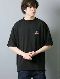 【SALE／33%OFF】TAKA-Q 【WEB限定】TOMOWAKA*AIRWALK 天竺クルーネック半袖Tシャツ タカキュー トップス カットソー・Tシャツ ホワイト ブラック ブラウン パープル