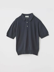 JOHN SMEDLEY Polo Shirt ｜ JILL ｜ 30G ジョンスメドレー トップス ニット ネイビー【送料無料】