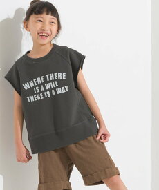 OMNES キッズ 裏毛 フレンチスリーブプルオーバー ハプティック トップス カットソー・Tシャツ