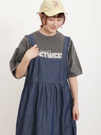 【SALE／26%OFF】Samansa Mos2 ピグメントロゴTシャツ サマンサモスモス トップス カットソー・Tシャツ グレー ホワイト イエロー グリーン