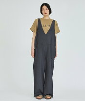 楽天市場】ニット Vネック（カラーグレー）（オールインワン 