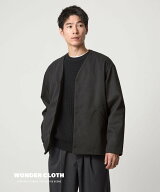 【SALE／50%OFF】UNITED ARROWS green label relaxing WONDER CLOTH ノーカラー カーディガン -ストレッ…