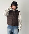 Lakey Park スタンドカラーダウンベスト