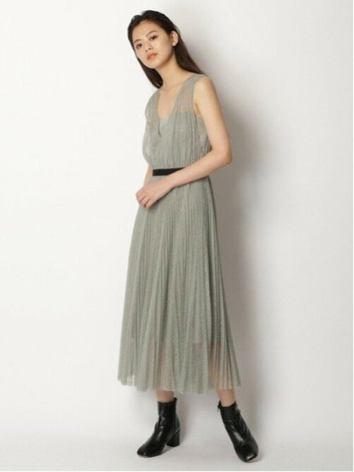 Lily Brown プリーツレースワンピース Rakuten Fashion 楽天ファッション 旧楽天ブランドアベニュー V