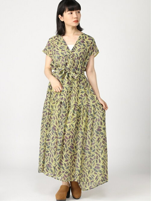 Doubleface Tokyo サッカーリーフ柄ワンピース Rakuten Fashion 楽天ファッション 旧楽天ブランドアベニュー At9675