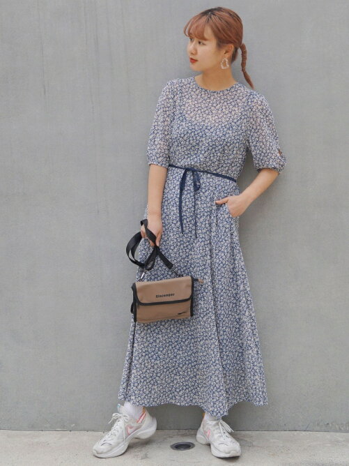 179 Wg 小花柄5分袖ワンピース Rakuten Fashion 楽天ファッション 旧楽天ブランドアベニュー Av3675