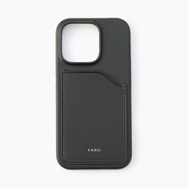FARO Calma Back Case for iPhone 14 Pro ファーロ スマホグッズ・オーディオ機器 スマホ・タブレット・PCケース/カバー ブラック ブラウン グレー【送料無料】