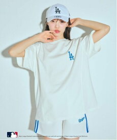 【SALE／50%OFF】Lovetoxic 【LTXC】【MLB】【吸水速乾/さらさら】【綿100%】ルーズTシャツ ナルミヤオンライン トップス カットソー・Tシャツ ベージュ ホワイト ネイビー