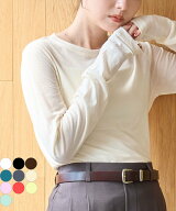 【SALE／20%OFF】coen 【再入荷/新色登場/WEB限定カラー/10色展開】コットンナイロンシアークルーロンT(…