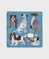 【SALE／5%OFF】LAURA ASHLEY HOME 【ギフトにおすすめ!シェニール織】 シェニール パーク ドッグス ミニ…