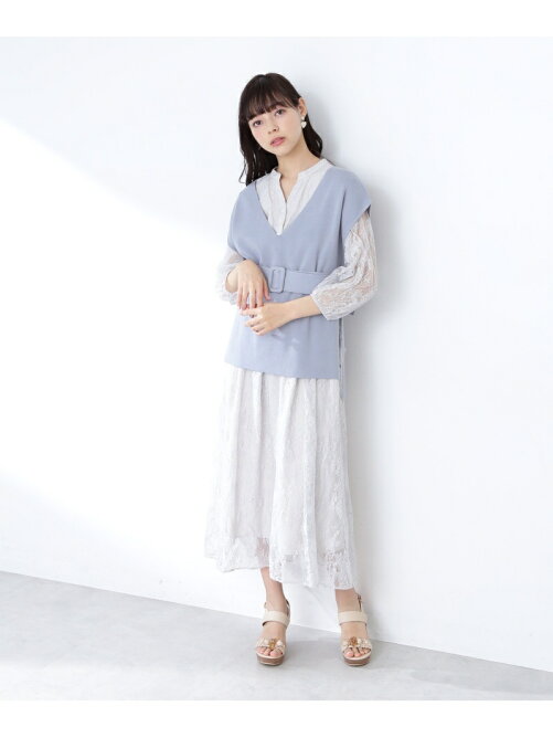 Jill By Jillstuart ニットベスト レイヤードワンピセット Rakuten Fashion 楽天ファッション 旧楽天ブランドアベニュー Cg5676