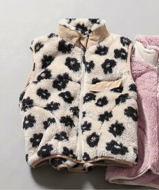 【SALE／18%OFF】BREEZE 【リンク】ファーフリースベスト エフオーオンラインストア トップス ベスト・ジレ ブラック ホワイト レッド ピンク グリーン ベージュ