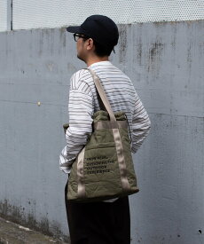 Snow Peak Quilted Ripstop Tote スノーピーク バッグ トートバッグ グリーン ブラック【送料無料】